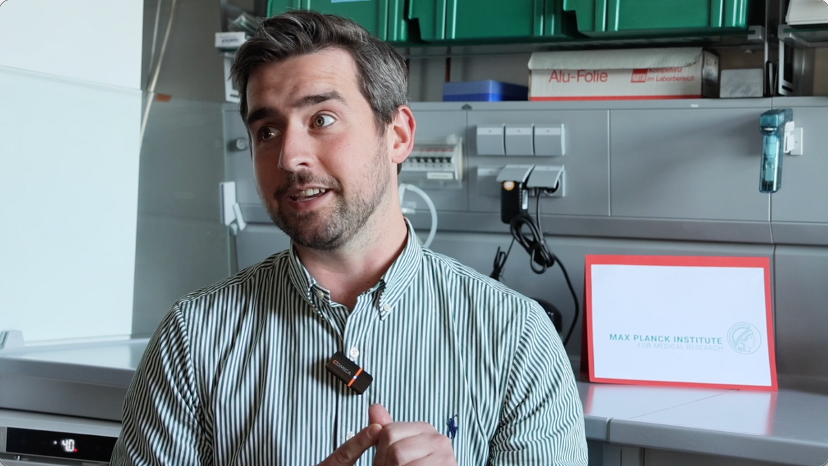 From Germany: Kevin Jahnke is leading research at the Max Planck Institute for Medical Research to better understand cell membranes and lipids. This type of work is vital for improving drug delivery | 04/29/26